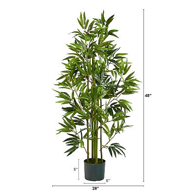 nearly natural 4-ft. Bamboo Artificial Tree
