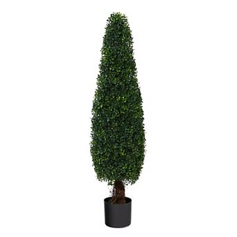 nearly natural 4-ft. UV Resistant Boxwood Topiary Artificial Tree