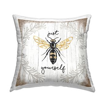 Stupell Home Decor Just Be Yourself Decorative Throw Pillow