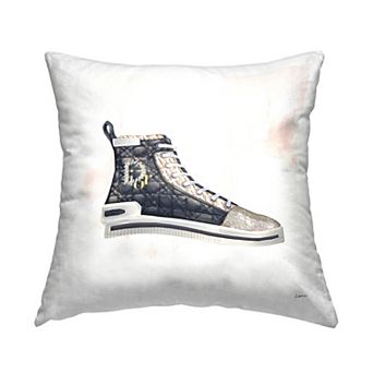Stupell Home Decor High Top Quilted Sneakers Decorative Throw Pillow