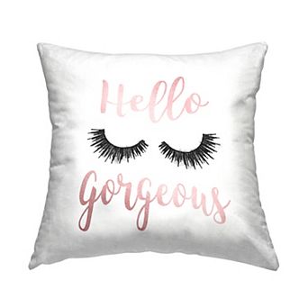 Stupell Home Decor Hello Gorgeous Decorative Throw Pillow