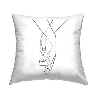 Stupell Home Decor Hands Intertwined Decorative Throw Pillow