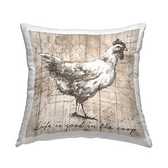 Stupell Home Decor Life's Good Decorative Throw Pillow