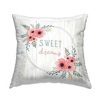 Stupell Home Decor Sweet Dreams Decorative Throw Pillow