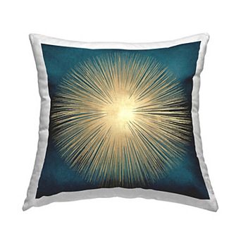 Stupell Home Decor Abstract Deco Sunburst Shape Decorative Throw Pillow