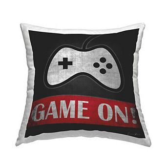 Stupell Home Decor Game On Bold Gamer Decorative Throw Pillow