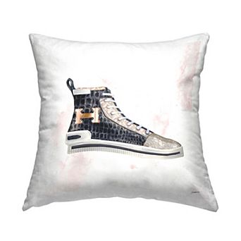 Stupell Home Decor Glam Snake Embossed Sneaker Decorative Throw Pillow