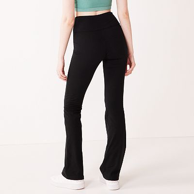 Juniors SO Crossover Waistband Bootcut Yoga Pants