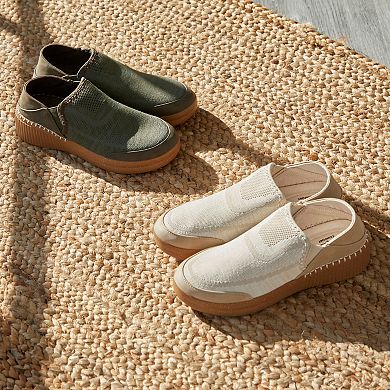 Original Comfort by Dearfoams Lee Women's Knit Twin Gore Slip-On Shoes