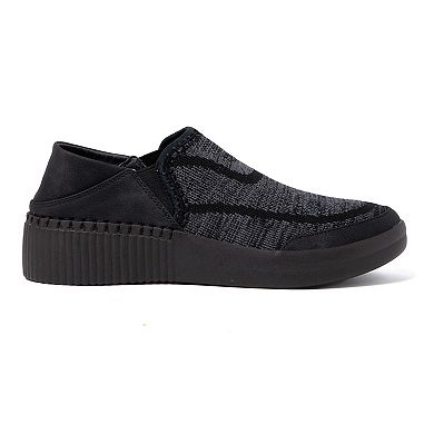 Women's Dearfoams Lee Knit Twin Gore Slip-On Shoes