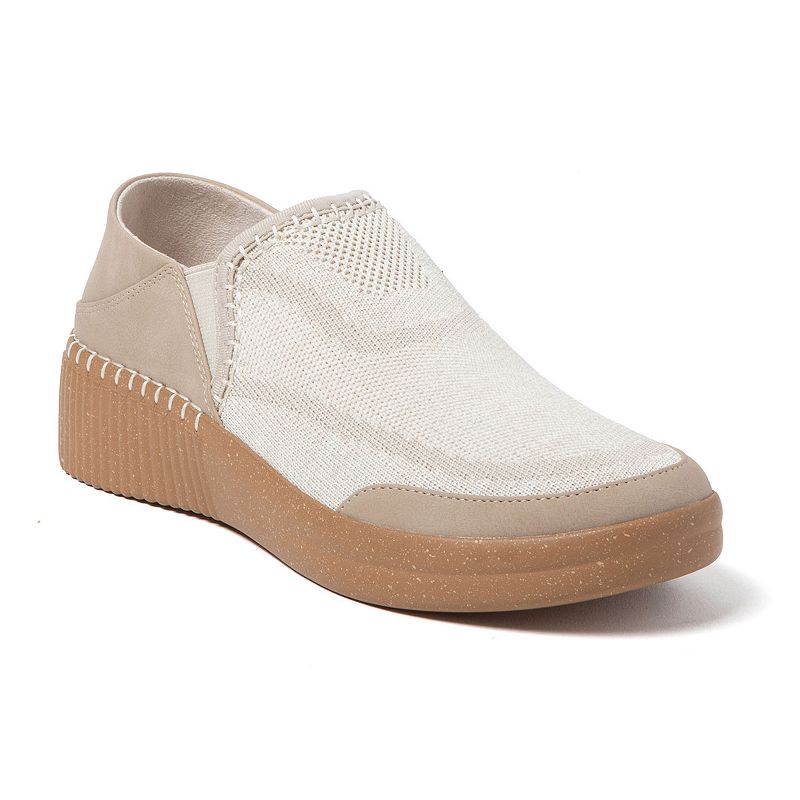 Original Comfort by Dearfoams Lee Women's Knit Twin Gore Slip-On Shoes, Size: 8