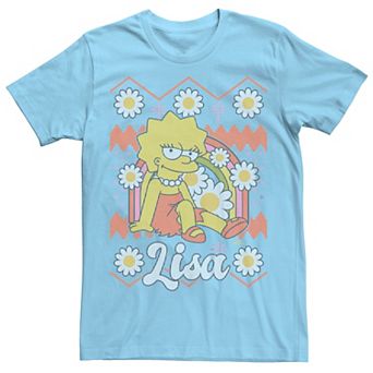 Men's The Simpsons Lisa Christmas Sweater Graphic Tee