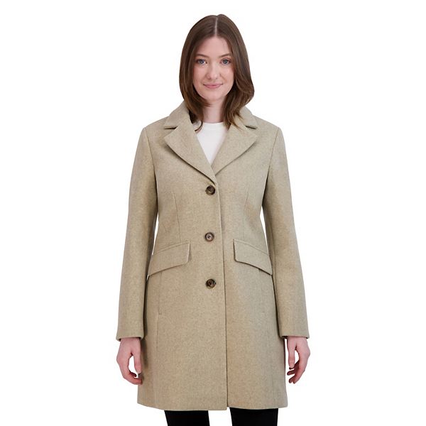 100% Wool Button Jacket- Bright Pink