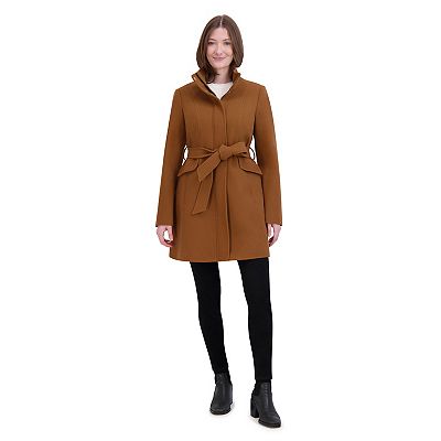 Women s Halitech Belted Faux Wool Coat