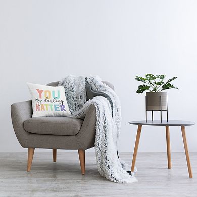 Stupell Home Decor You Matter Rainbow Throw Pillow