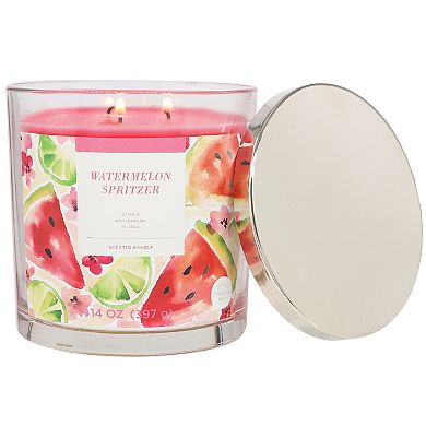 Sonoma Goods For Life® Watermelon Spritzer 14-oz. Single Pour Scented Candle Jar