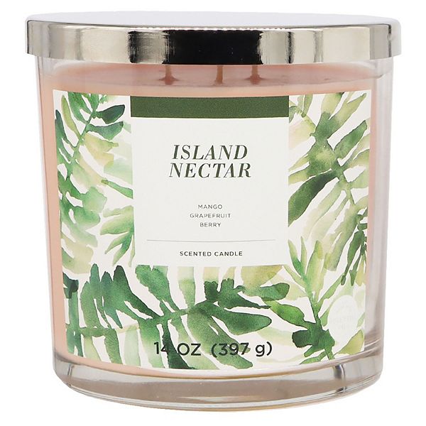 Sonoma Goods For Life® Island Nectar 14 Oz Single Pour Scented Candle Jar