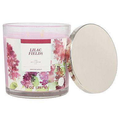Sonoma Goods For Life® Lilac Fields 14-oz. Single Pour Scented Candle Jar