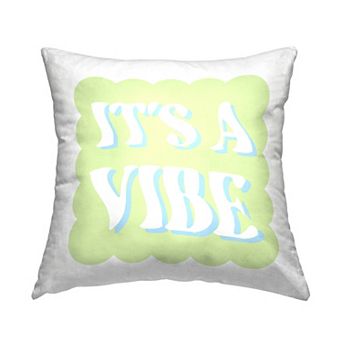 Stupell Home Decor It's A Vibe Wavy Throw Pillow