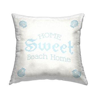 Stupell Home Decor "Home Sweet Beach Home" Throw Pillow