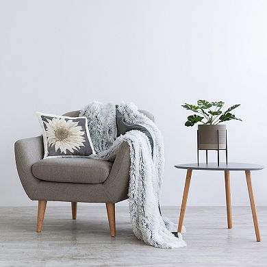 Stupell Home Decor White Flower Petals Abstract Daisy Throw Pillow