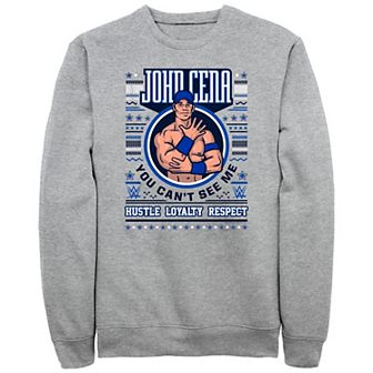 Men's WWE John Cena Christmas Sweater Graphic Fleece