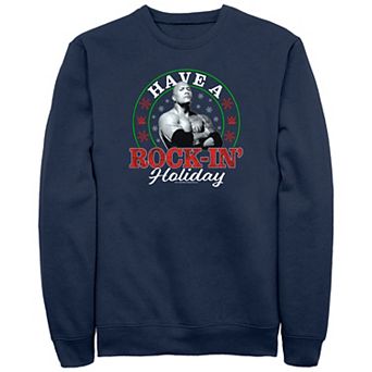 Men's WWE Have A Rock-In' Holiday Graphic Fleece