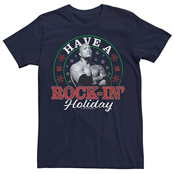 Men's WWE Have A Rock-In' Holiday Graphic Tee