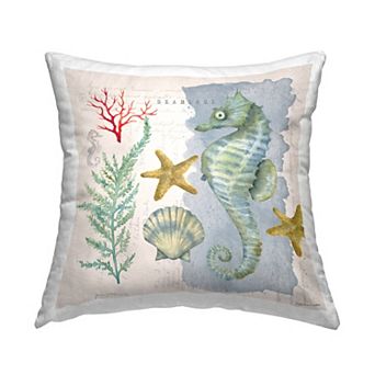 Stupell Home Decor Sea Life Throw Pillow
