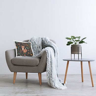 Stupell Home Decor Red Fox Throw Pillow