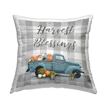 Stupell Home Decor Harvest Blessings Decorative Throw Pillow