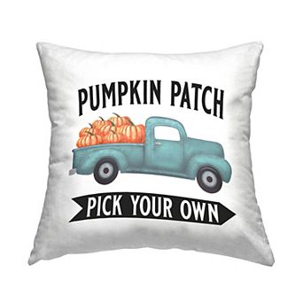 Stupell Home Decor Pumpkin Patch Truck Throw Pillow