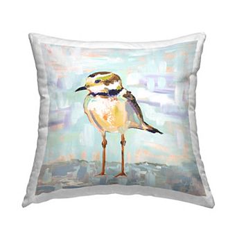Stupell Home Decor Small Bird Standing Decorative Throw Pillow