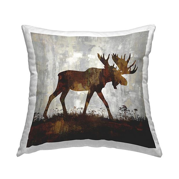 Moose 2024 pillows rustic