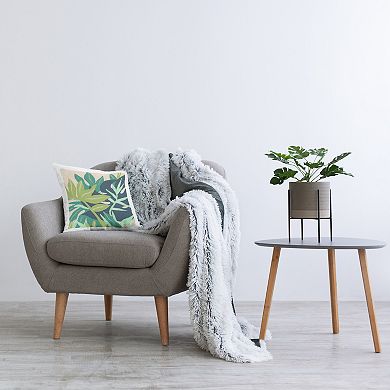 Stupell Home Decor Abstract Layered Botanical Leaf Decorative Throw Pillow