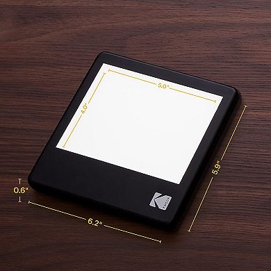 Kodak LED Light Box for Negatives, Slides & Film, Compact Light Board for Tracing, Photos & More