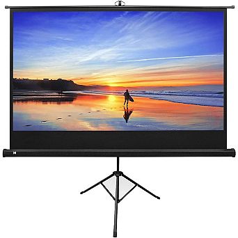 KODAK 80” Portable Projector Screen, Lightweight Projection Screen with Tripod Stand & Carry Bag