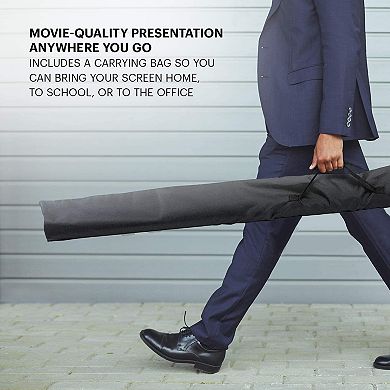 KODAK 80” Portable Projector Screen, Lightweight Projection Screen with Tripod Stand & Carry Bag