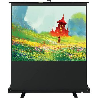 Kodak 60" Portable Projector Screen, Pull Up Projection Screen with Stand and Carry Handle