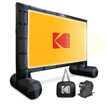 KODAK 14.5 Feet Inflatable Projector Screen for Outside, Blow Up Movie Screen w/Air Pump & More