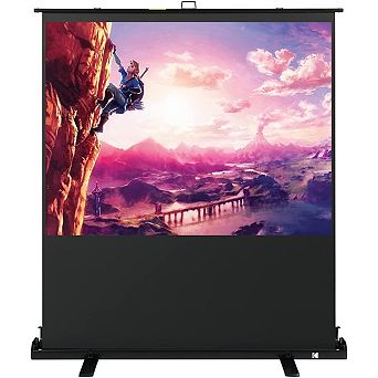 Kodak 80" Portable Projector Screen, Pull Up Projection Screen with Stand and Carry Handle