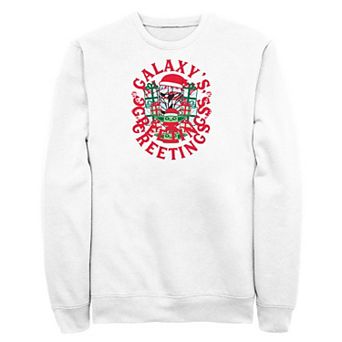Men's The Mandalorian Galaxy's Greetings Graphic Fleece