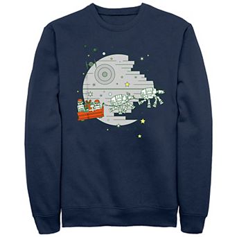 Men's Star Wars Christmas Storm Troopers Sleigh Ride Graphic Fleece