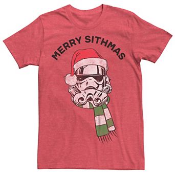 Men's Star Wars Storm Trooper Merry Christmas Graphic Tee