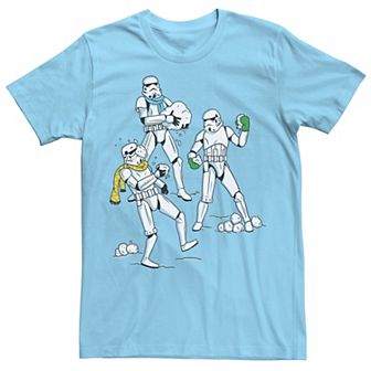 Men's Star Wars Storm Troopers Snow Fight Graphic Tee