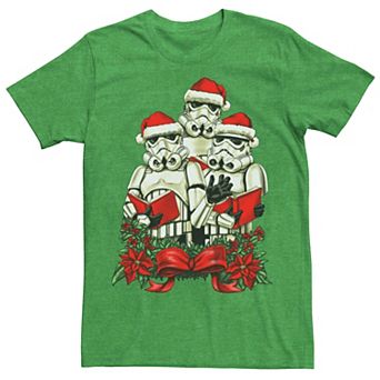 Men's Star Wars Storm Troopers Christmas Carolers Graphic Tee
