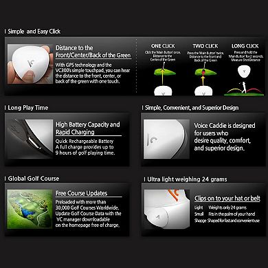 Voice Caddie Voice Golf GPS Rangefinder