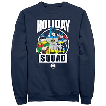 Men's Batman Holiday Squad Stamp Graphic Fleece