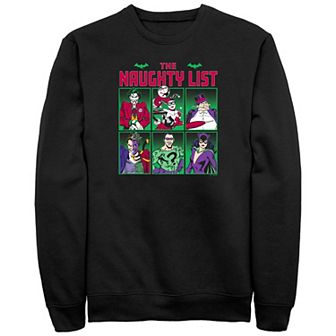 Men's Batman Gotham Naughty List Graphic Fleece