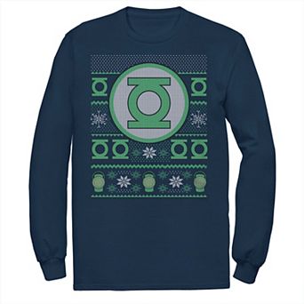 Men's Green Lantern Emblem Sweater Graphic Tee